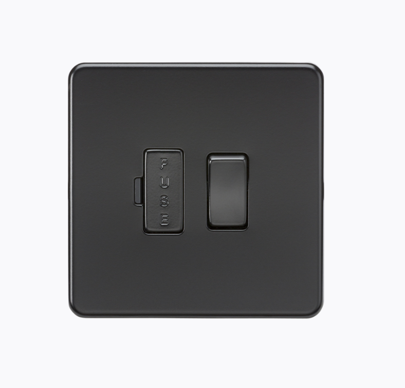 MATT BLACK SCREWLESS FLATPLATE BLACK INSERT