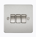 10AX 3G 2-way Switch - Brushed Chrome FP4000BC