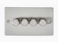 4G 2-way 10-200W (5-150W LED) Intelligent dimmer - Brushed Chrome FP2194BC