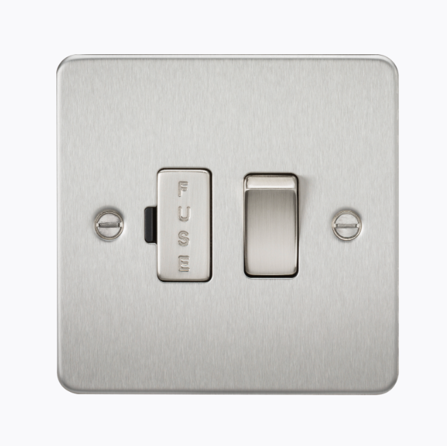 13A Switched Fused Spur Unit - Brushed Chrome FP6300BC