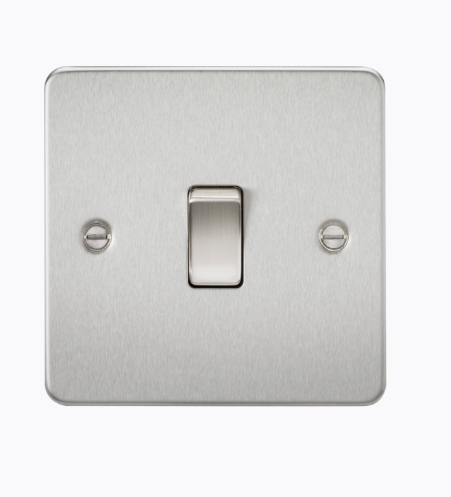 20A 1G DP Switch - Brushed Chrome FP8341BC