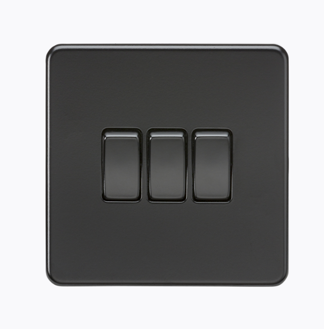 10AX 3G 2-way Switch - Matt Black SF4000MBB