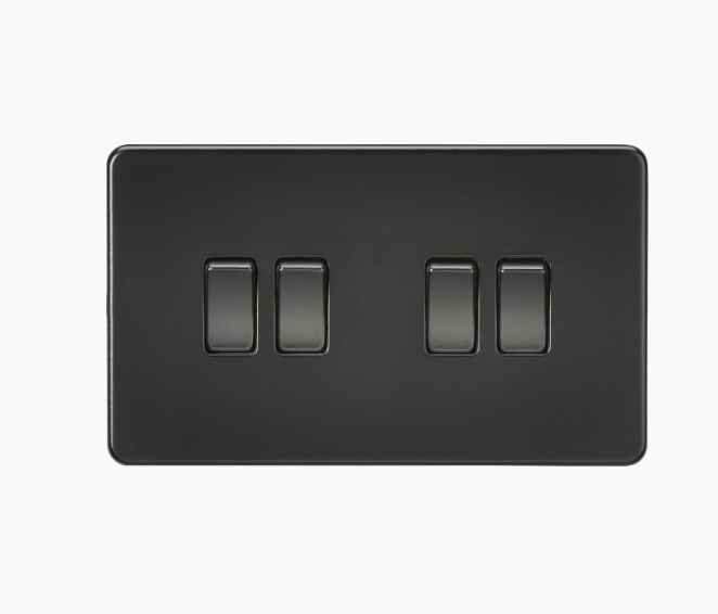 10AX 4G 2-way Switch - Matt Black SF4100MBB