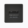 10A Fan Isolator Switch - Matt Black SF1100MBB