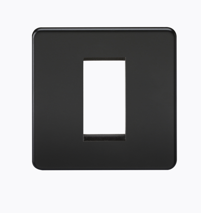1G Modular Faceplate - Matt Black SF1GMB