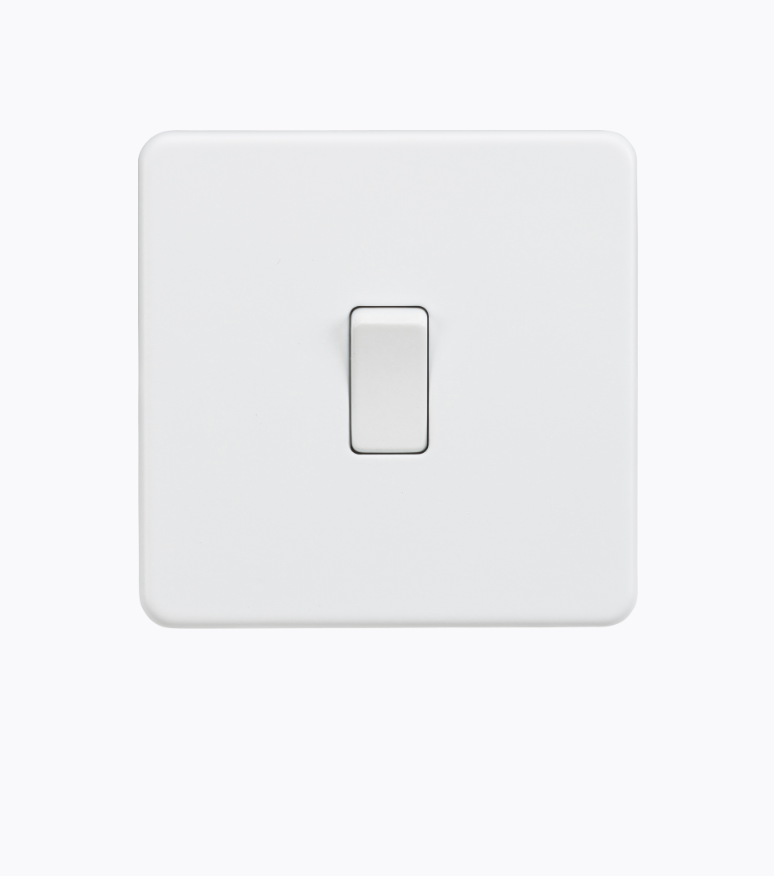 10AX 1G 2-way Switch - Matt White SF2000MW