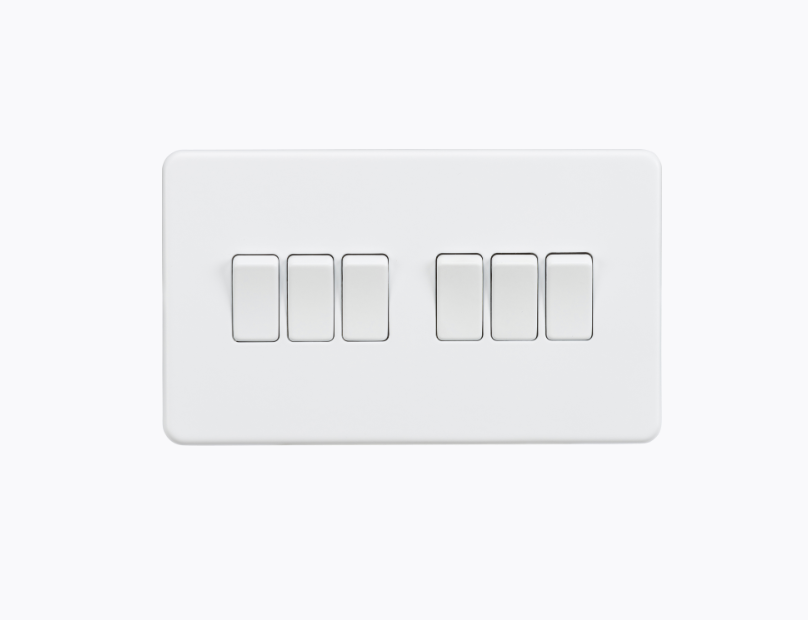 10AX 6G 2-way Switch - Matt White SF4200MW
