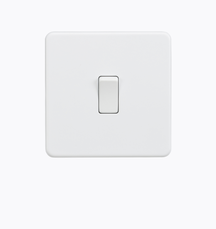 10AX 1G Intermediate Switch - Matt white SF1200MW